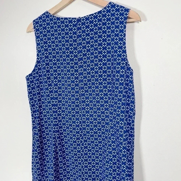 🌟✨2 for $20  ✨🌟 MARIO SERRANI | BLUE SLEEVELESS SHIFT DRESS - Picture 7 of 12